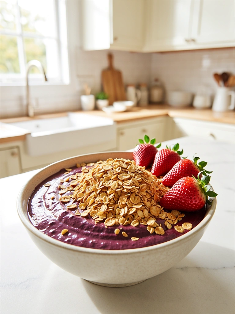 Bol d'açai nutritif